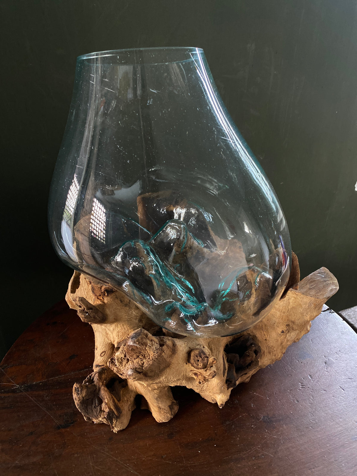 Wavecrest Molten Glass on Driftwood-Model 8