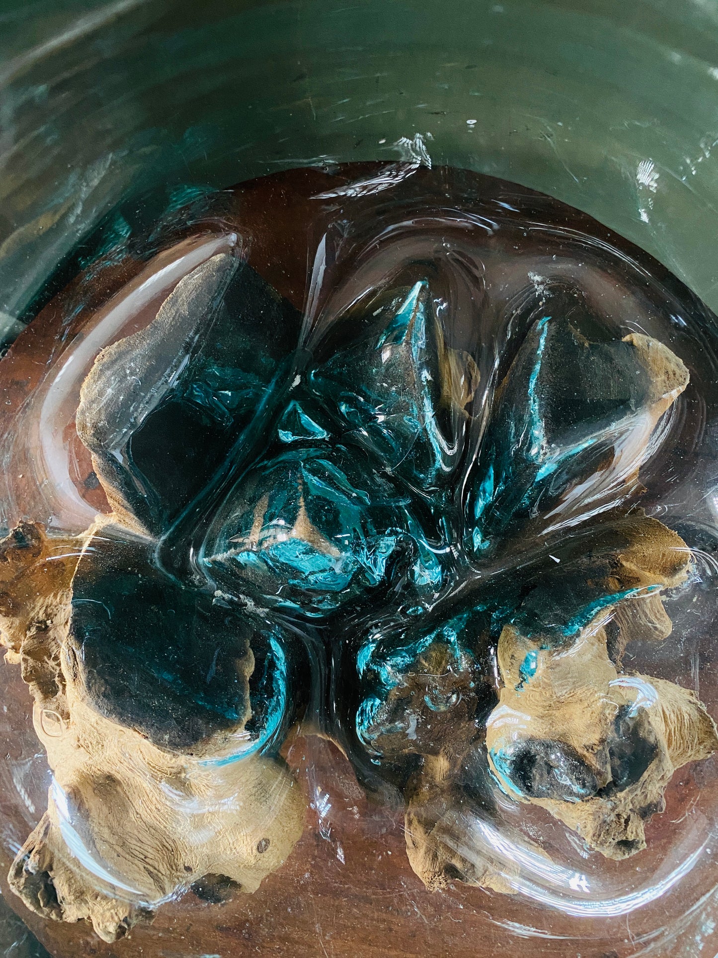 Wavecrest Molten Glass on Driftwood-Model 7