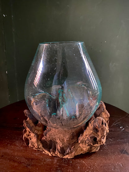 Wavecrest Molten Glass on Driftwood-Model 16