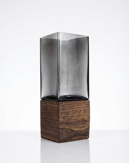 Premium Imported Designer Glass Vase showpiece 03– Limited Edition