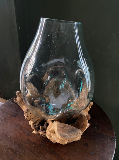 Wavecrest Molten Glass on Driftwood-Model 8