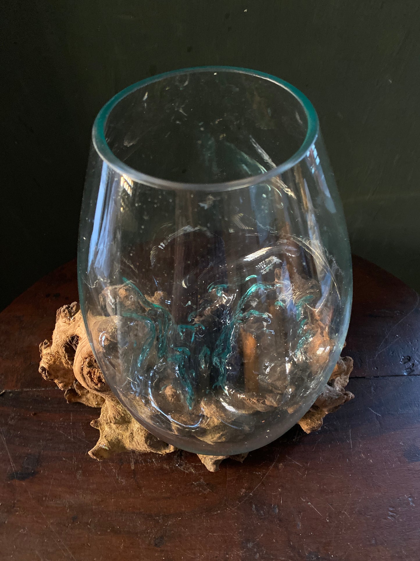 Wavecrest Molten Glass on Driftwood-Model 3