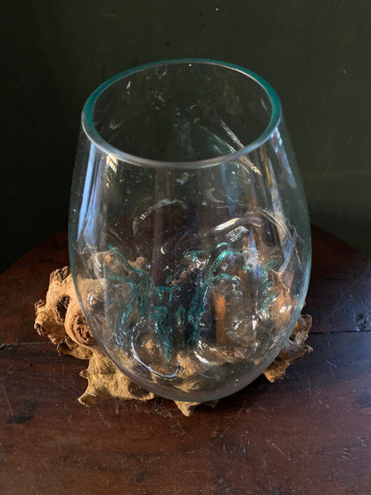 Wavecrest Molten Glass on Driftwood-Model 3