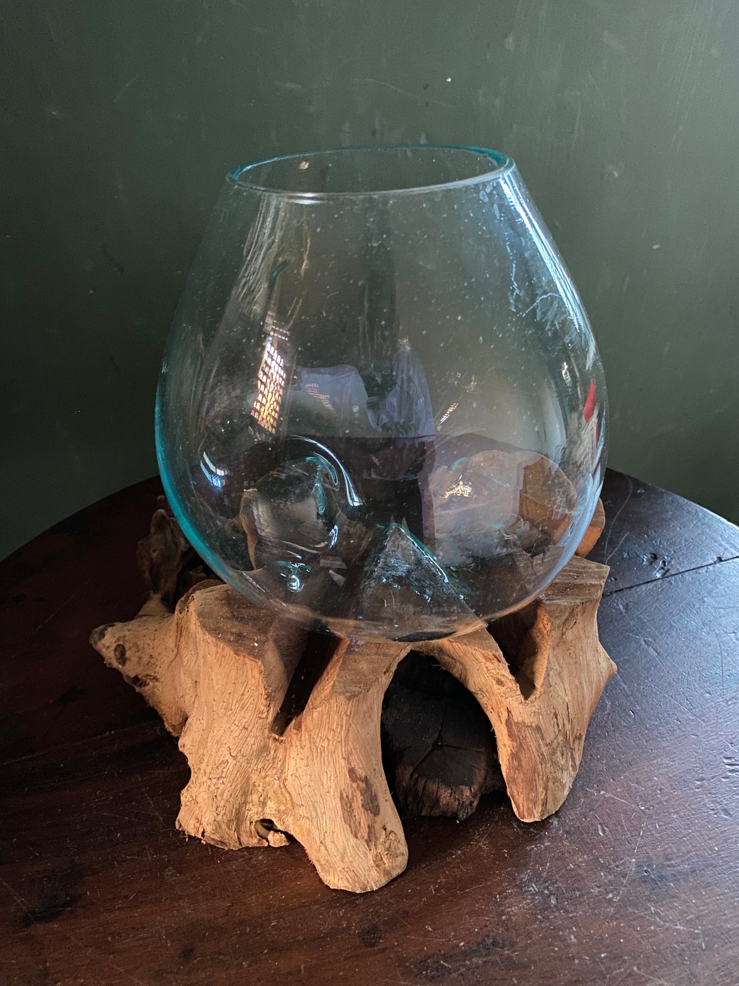 Wavecrest Molten Glass on Driftwood-Model 14