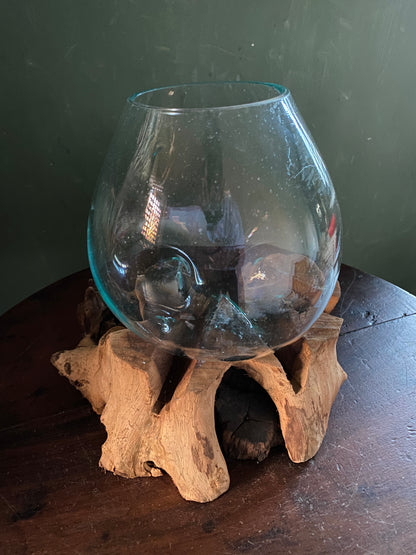 Wavecrest Molten Glass on Driftwood-Model 14