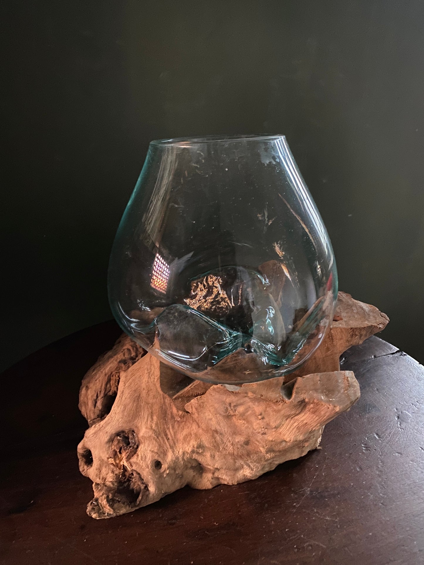 Wavecrest Molten Glass on Driftwood-Model 15