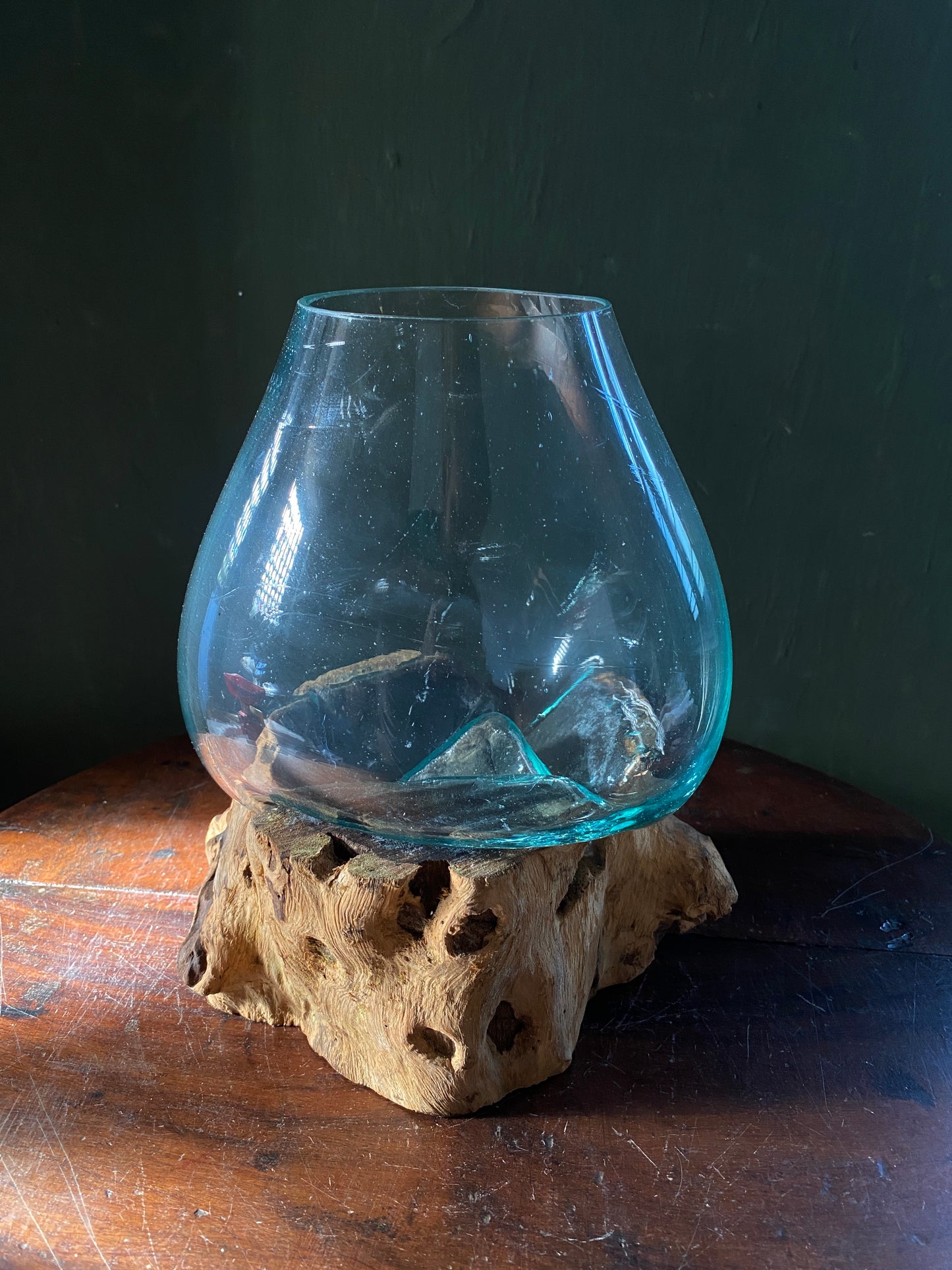 Wavecrest Molten Glass on Driftwood-Model 4