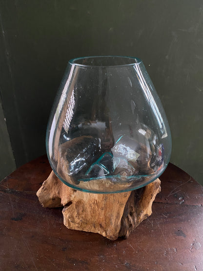 Wavecrest Molten Glass on Driftwood-Model 12
