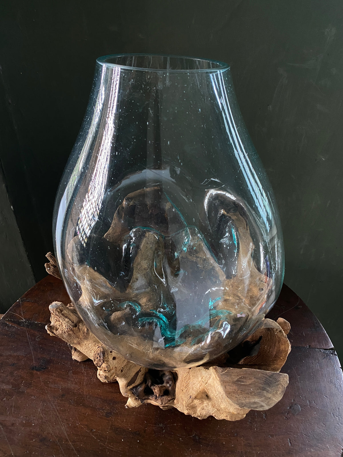 Wavecrest Molten Glass on Driftwood-Model 8