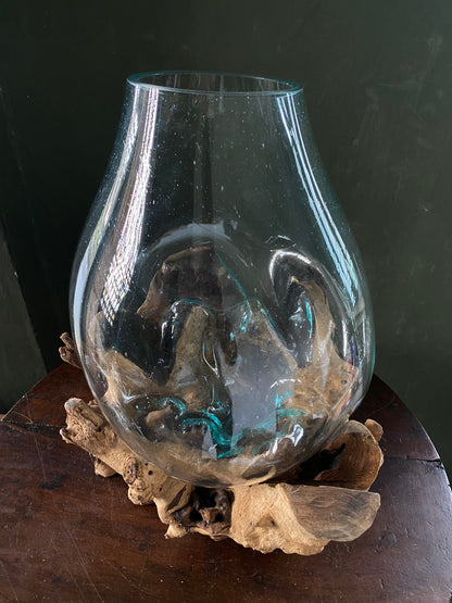 Wavecrest Molten Glass on Driftwood-Model 8