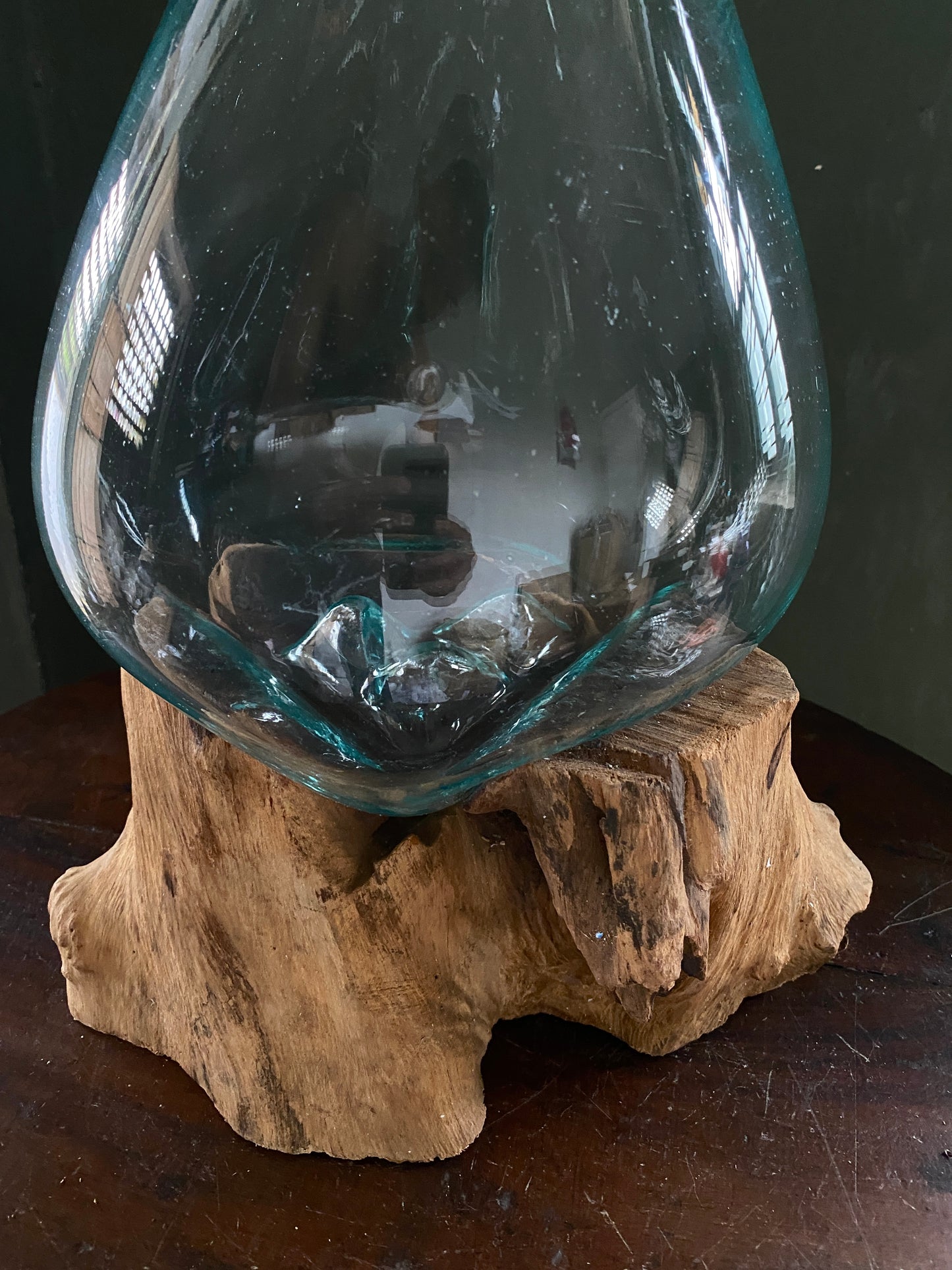 Wavecrest Molten Glass on Driftwood-Model 12