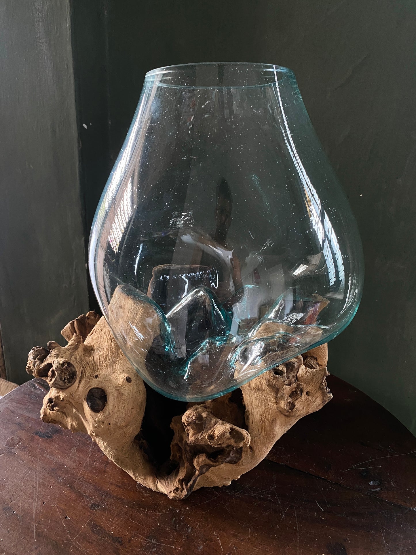 Wavecrest Molten Glass on Driftwood-Model 7