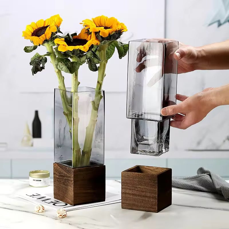 Premium Imported Designer Glass Vase showpiece 03– Limited Edition