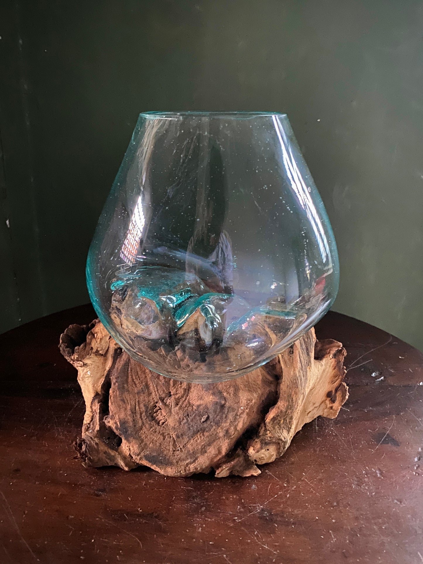 Wavecrest Molten Glass on Driftwood-Model 16