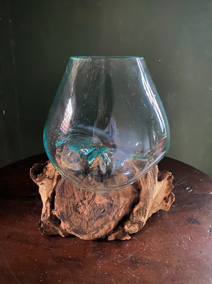 Wavecrest Molten Glass on Driftwood-Model 16