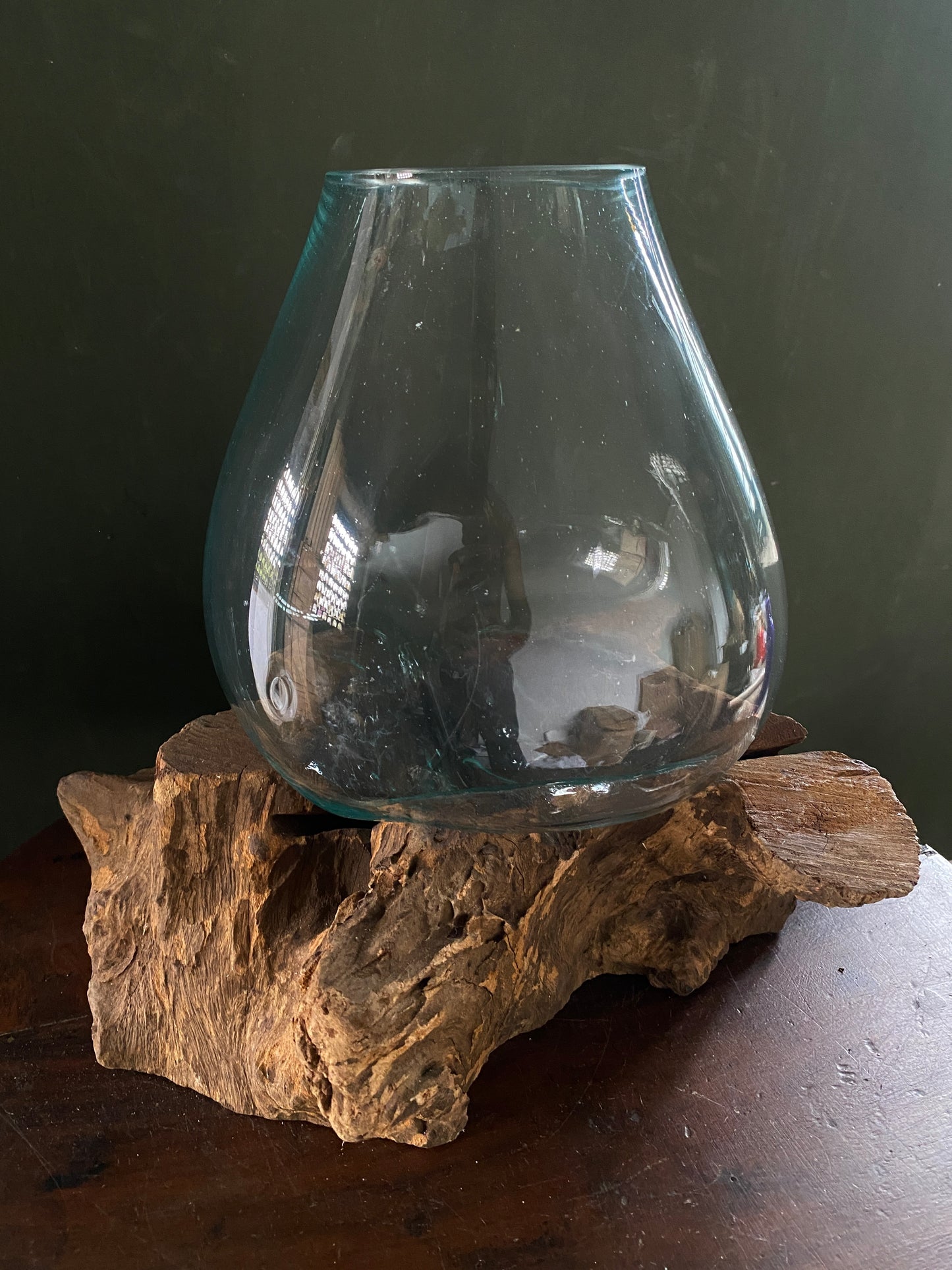 Wavecrest Molten Glass on Driftwood-Model 11