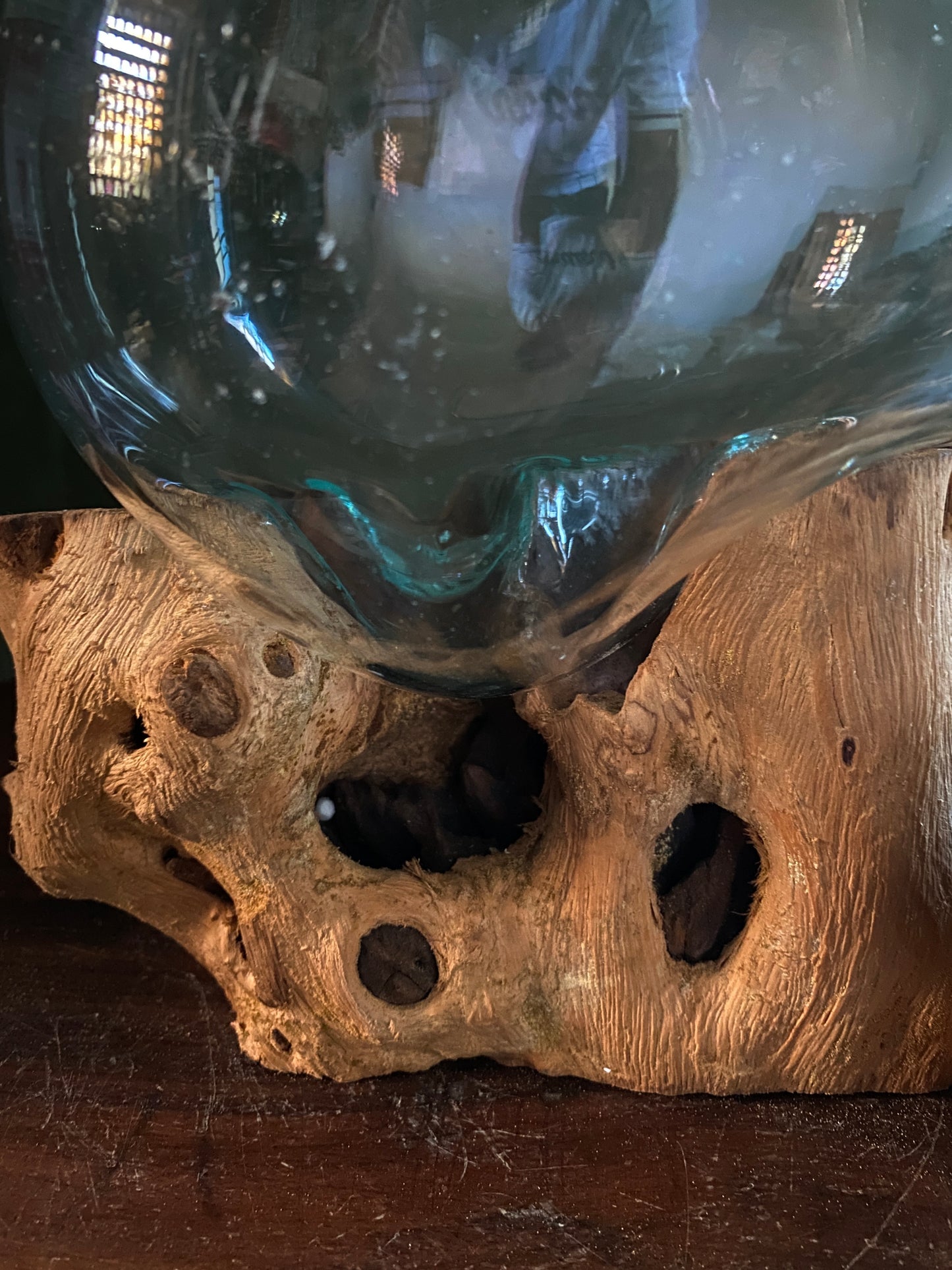 Wavecrest Molten Glass on Driftwood-Model 14