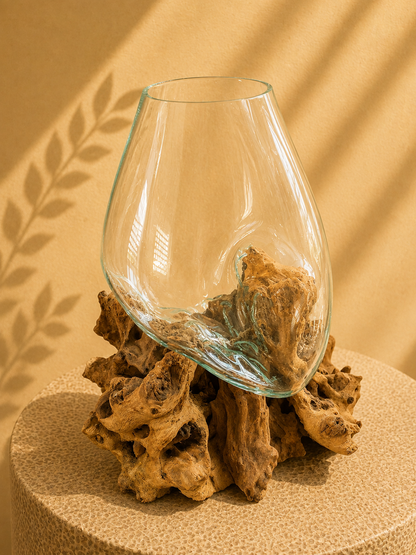 Wavecrest Molten Glass on Driftwood-Model 3