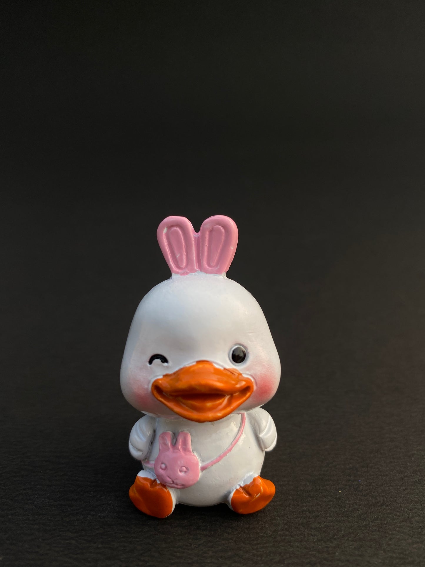Set of 4 duck polystone miniatures