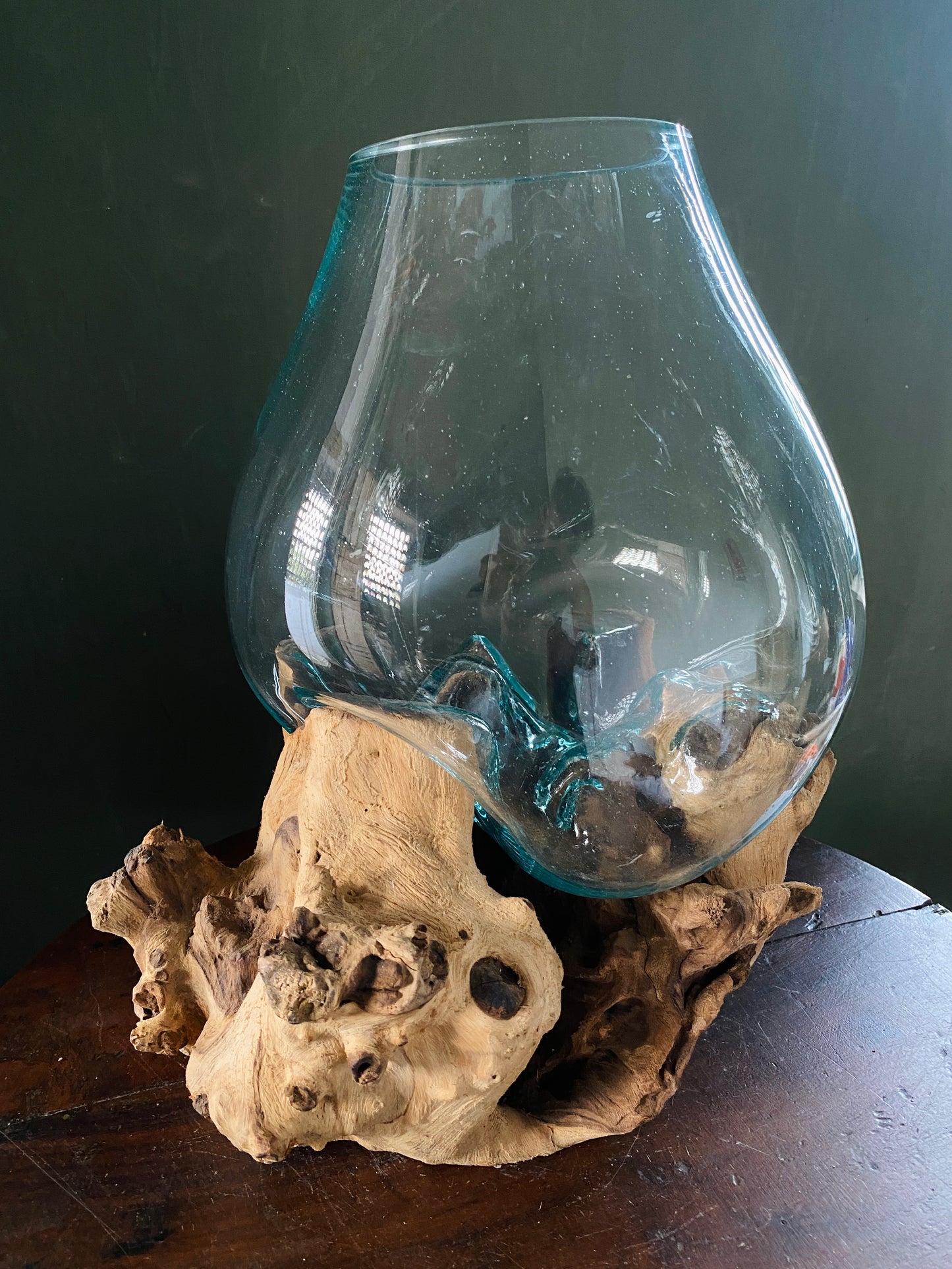 Wavecrest Molten Glass on Driftwood-Model 7