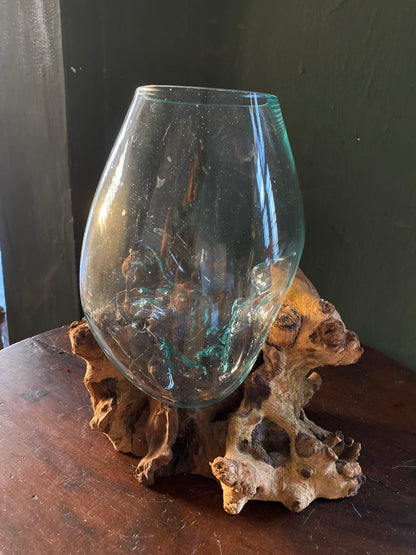 Wavecrest Molten Glass on Driftwood-Model 3