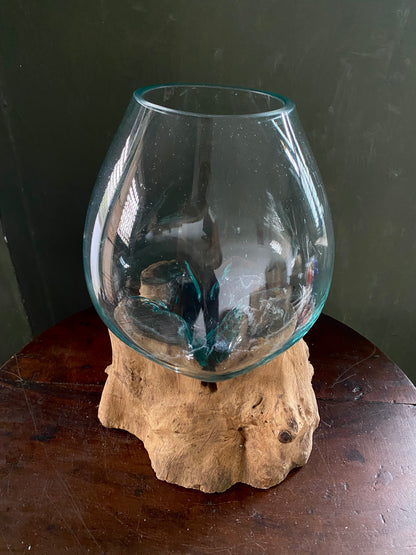 Wavecrest Molten Glass on Driftwood-Model 10
