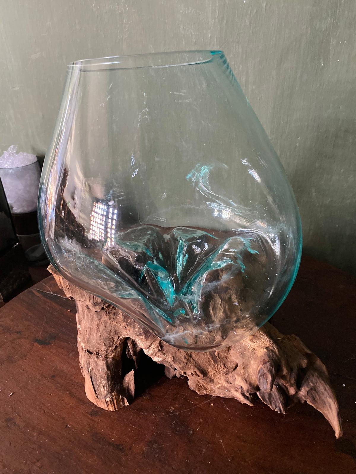 Wavecrest Molten Glass on Driftwood-Model 6