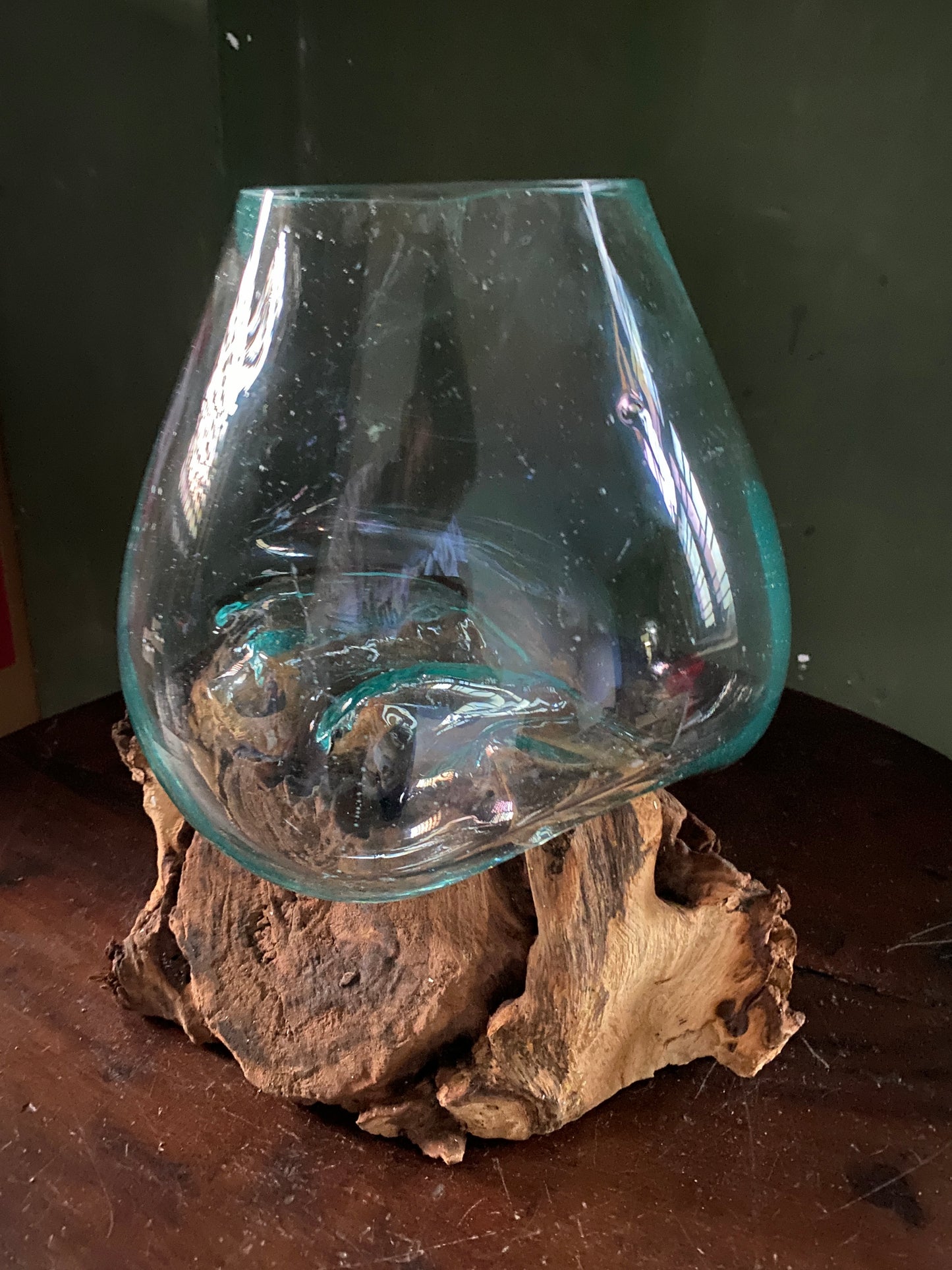 Wavecrest Molten Glass on Driftwood-Model 16