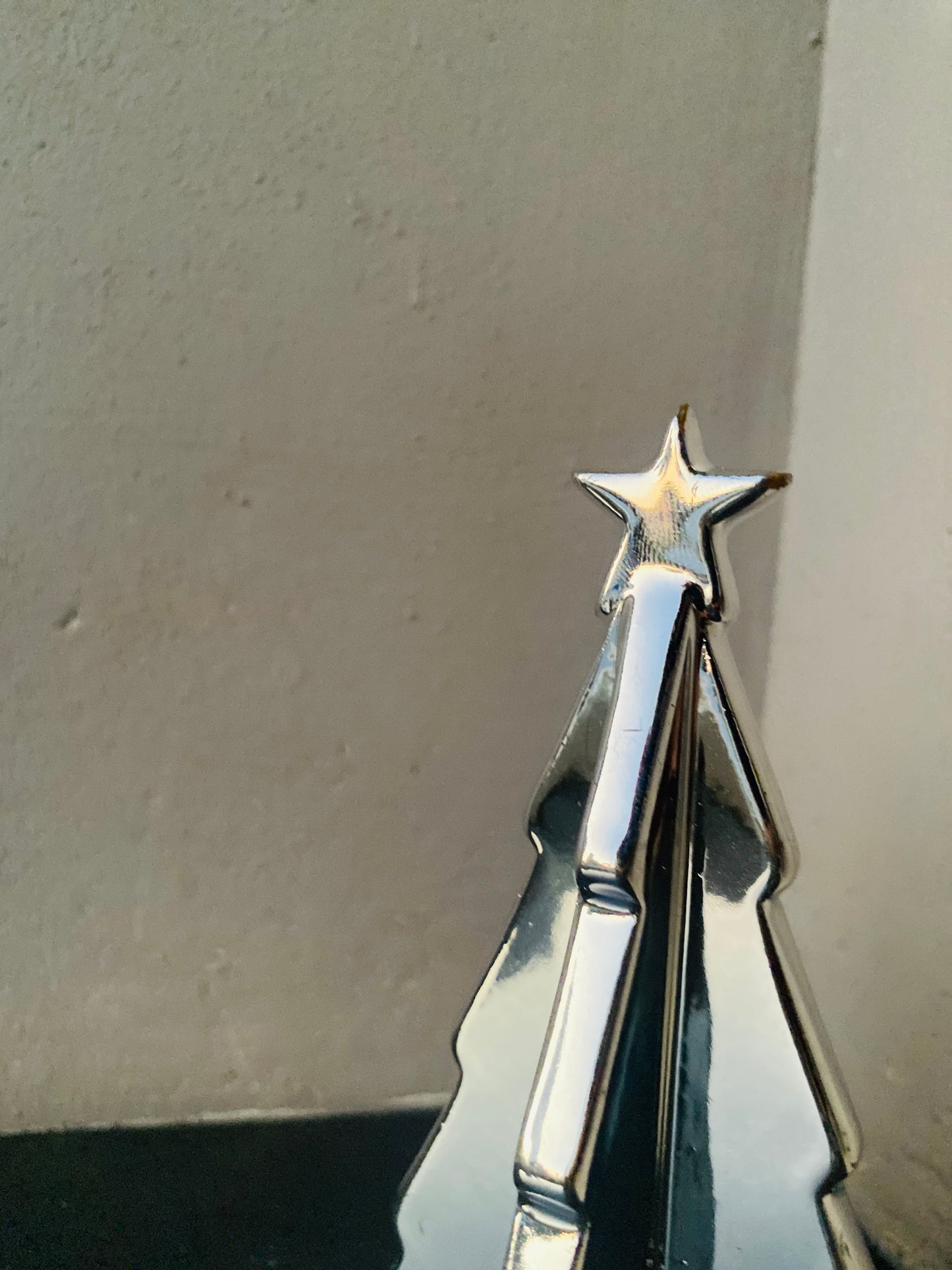 Christmas Ceramic Silver Orange Elegant Modern Tabletop Festive Decoration Tree Home Office Decor Gifting Combo(Set of 2)