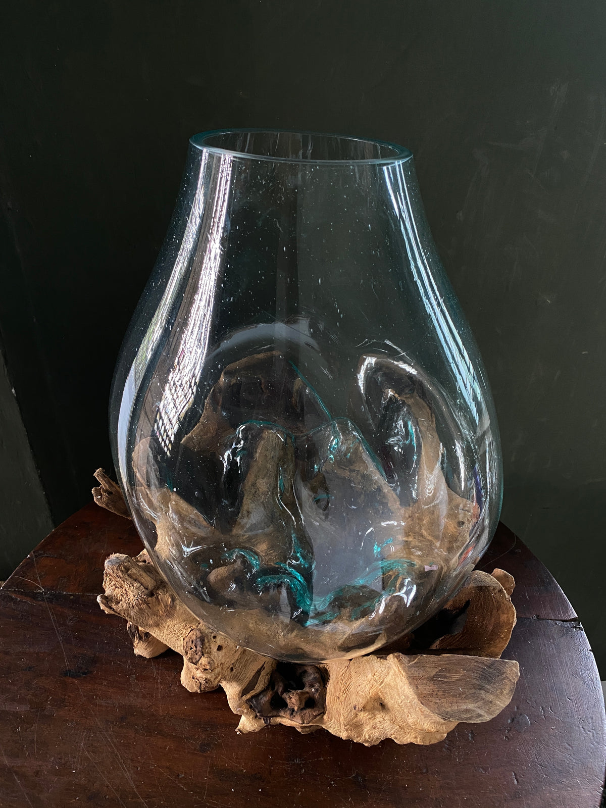 Wavecrest Molten Glass on Driftwood-Model 8