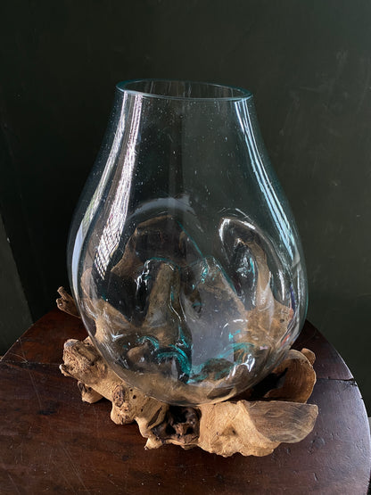 Wavecrest Molten Glass on Driftwood-Model 8