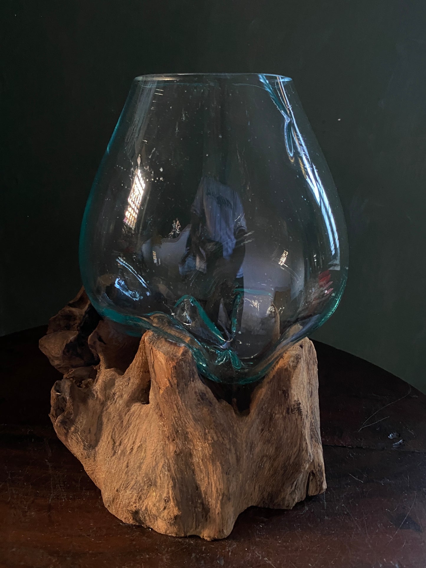 Wavecrest Molten Glass on Driftwood-Model 13
