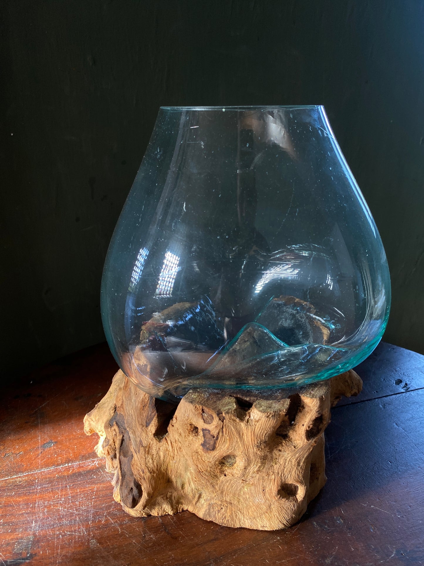 Wavecrest Molten Glass on Driftwood-Model 4