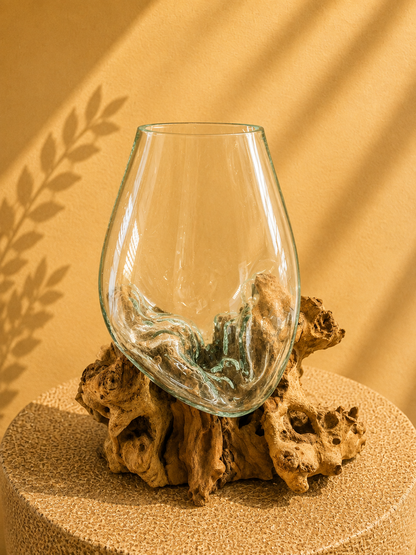 Wavecrest Molten Glass on Driftwood-Model 3