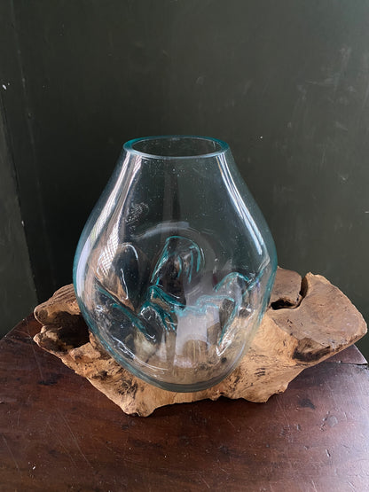 Wavecrest Molten Glass on Driftwood-Model 9