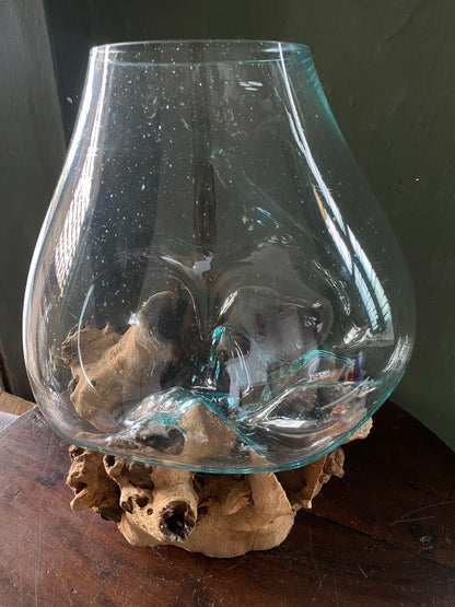 Wavecrest Molten Glass on Driftwood-Model 7
