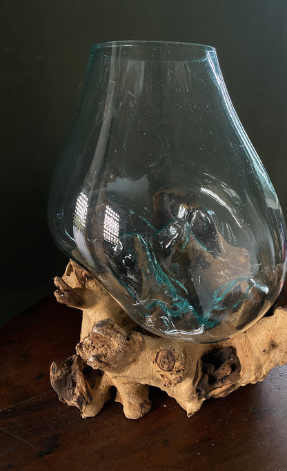 Wavecrest Molten Glass on Driftwood-Model 8