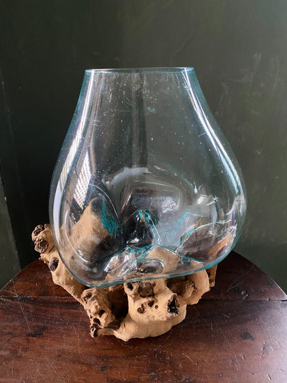 Wavecrest Molten Glass on Driftwood-Model 7