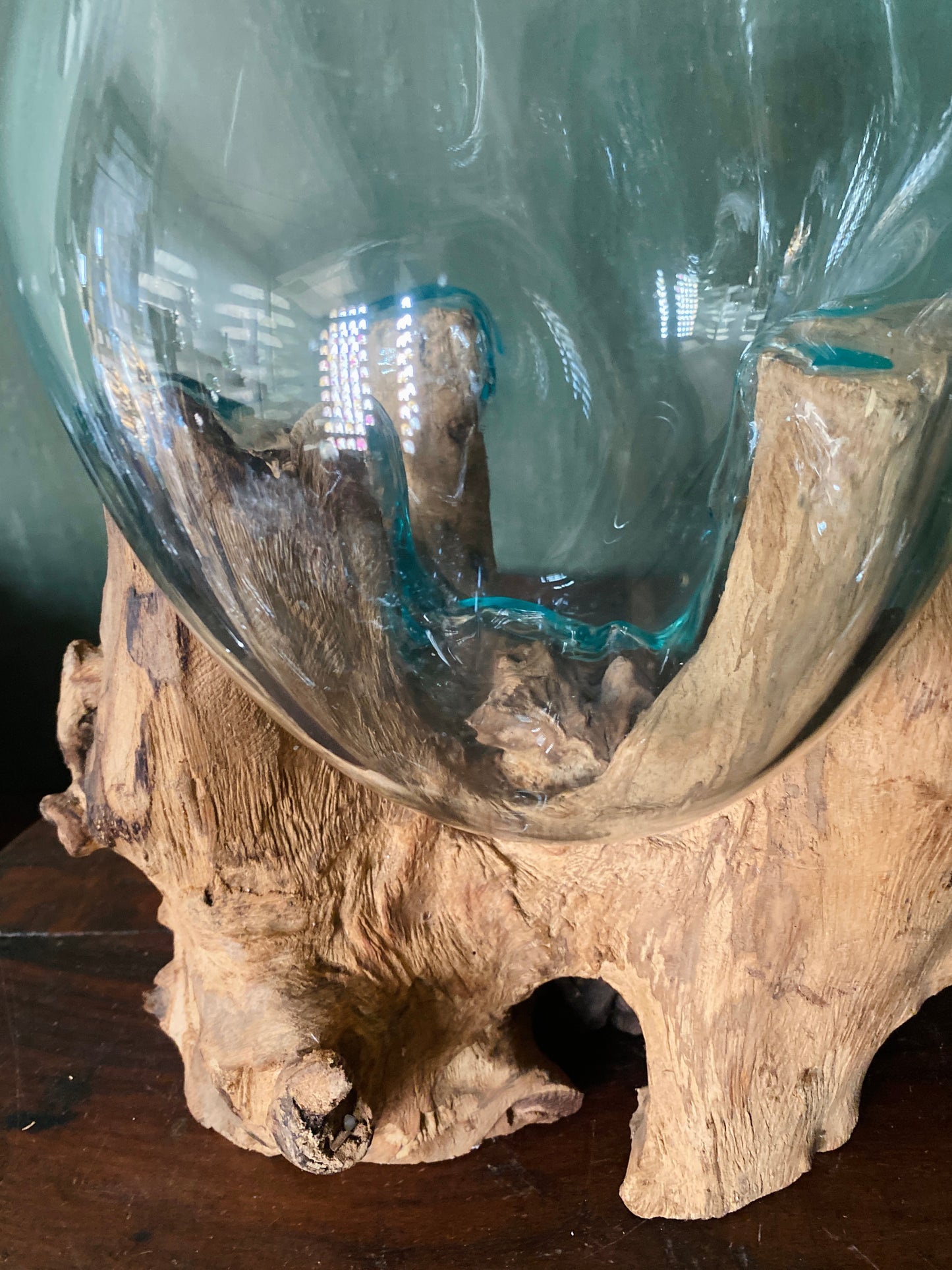 Wavecrest Molten Glass on Driftwood-Model 5