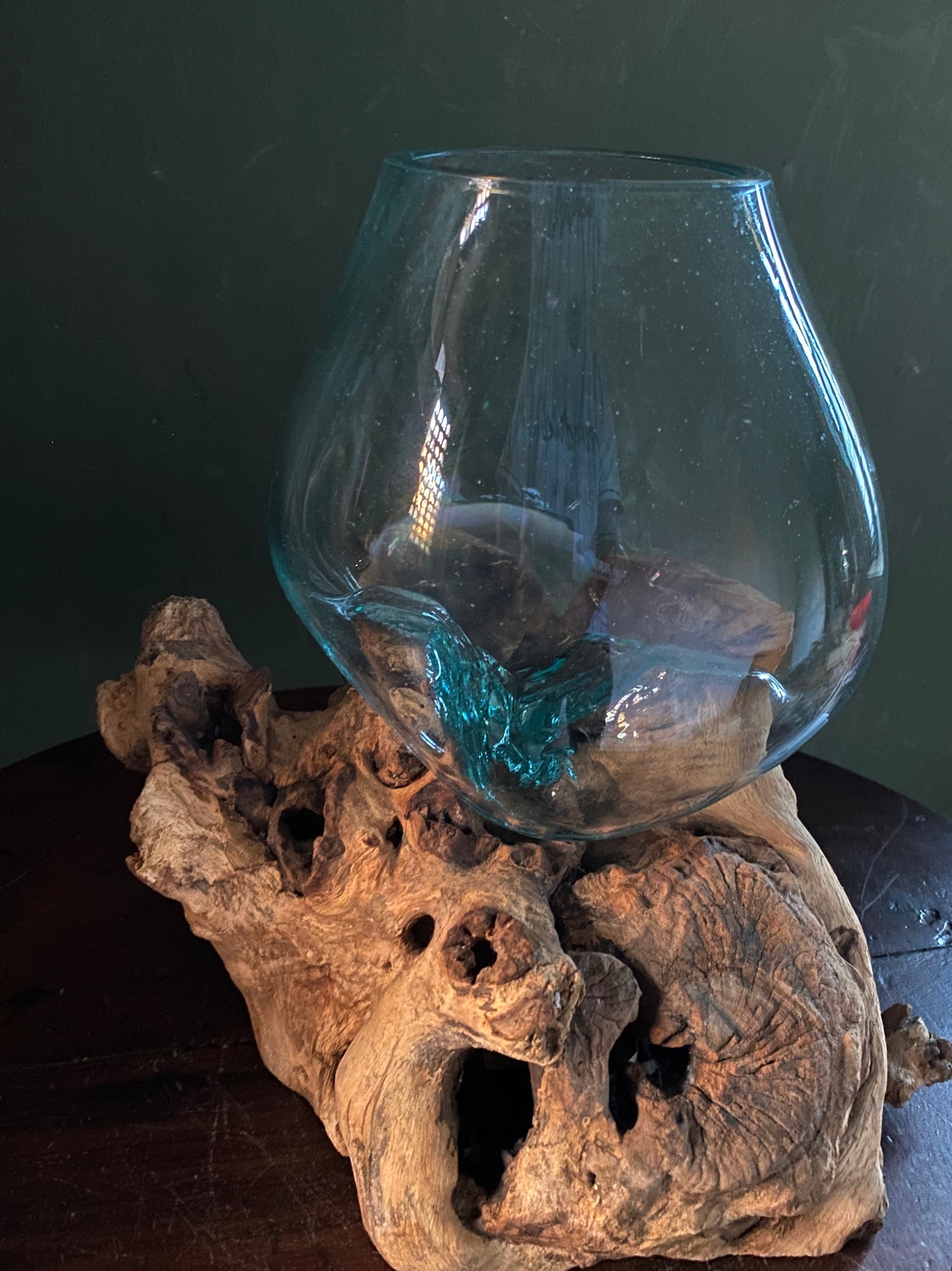 Wavecrest Molten Glass on Driftwood-Model 15