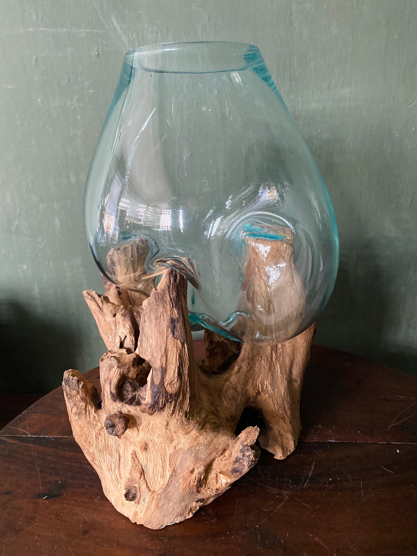 Wavecrest Molten Glass on Driftwood-Model 5