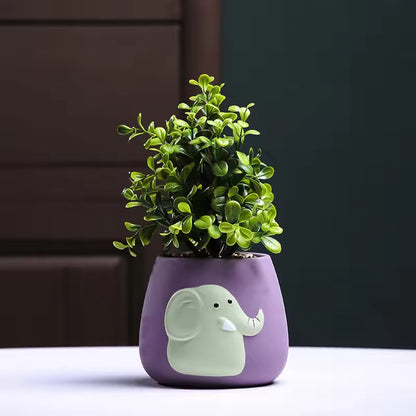 Cute animal planter