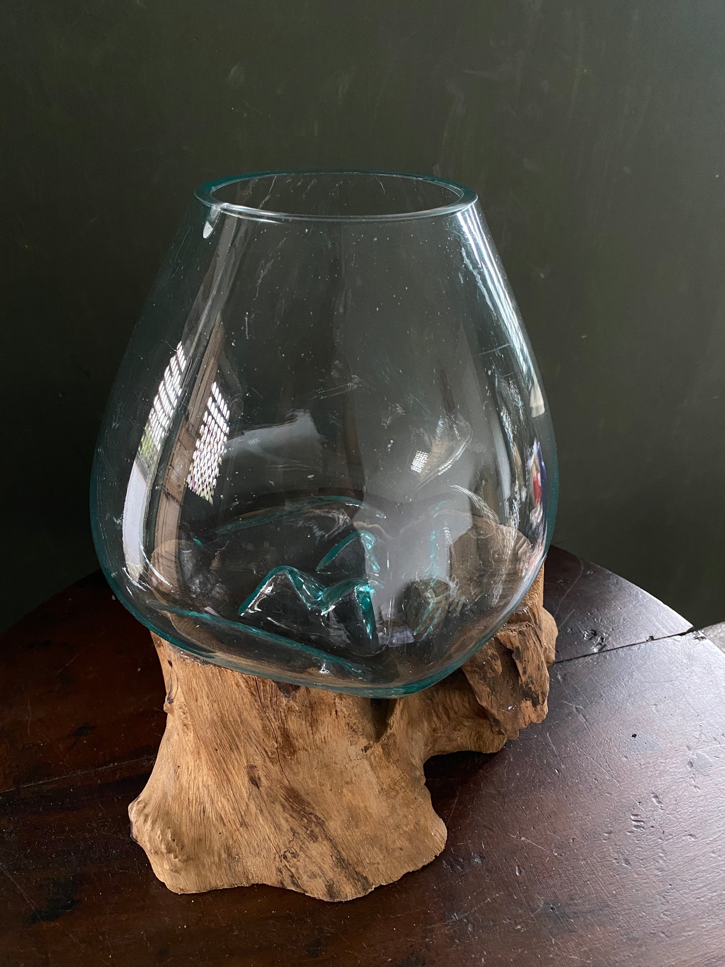 Wavecrest Molten Glass on Driftwood-Model 12