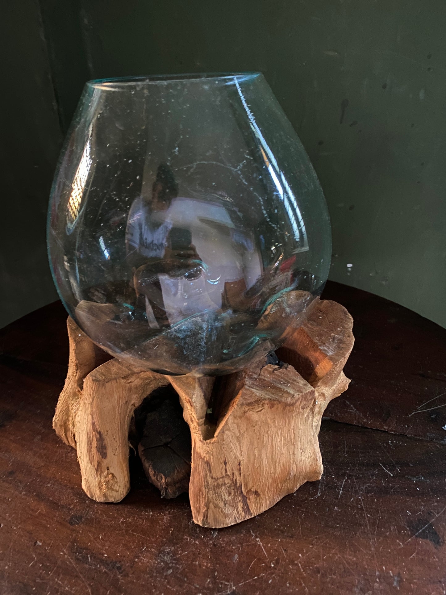 Wavecrest Molten Glass on Driftwood-Model 14