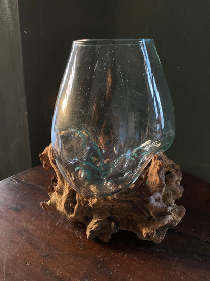 Wavecrest Molten Glass on Driftwood-Model 3