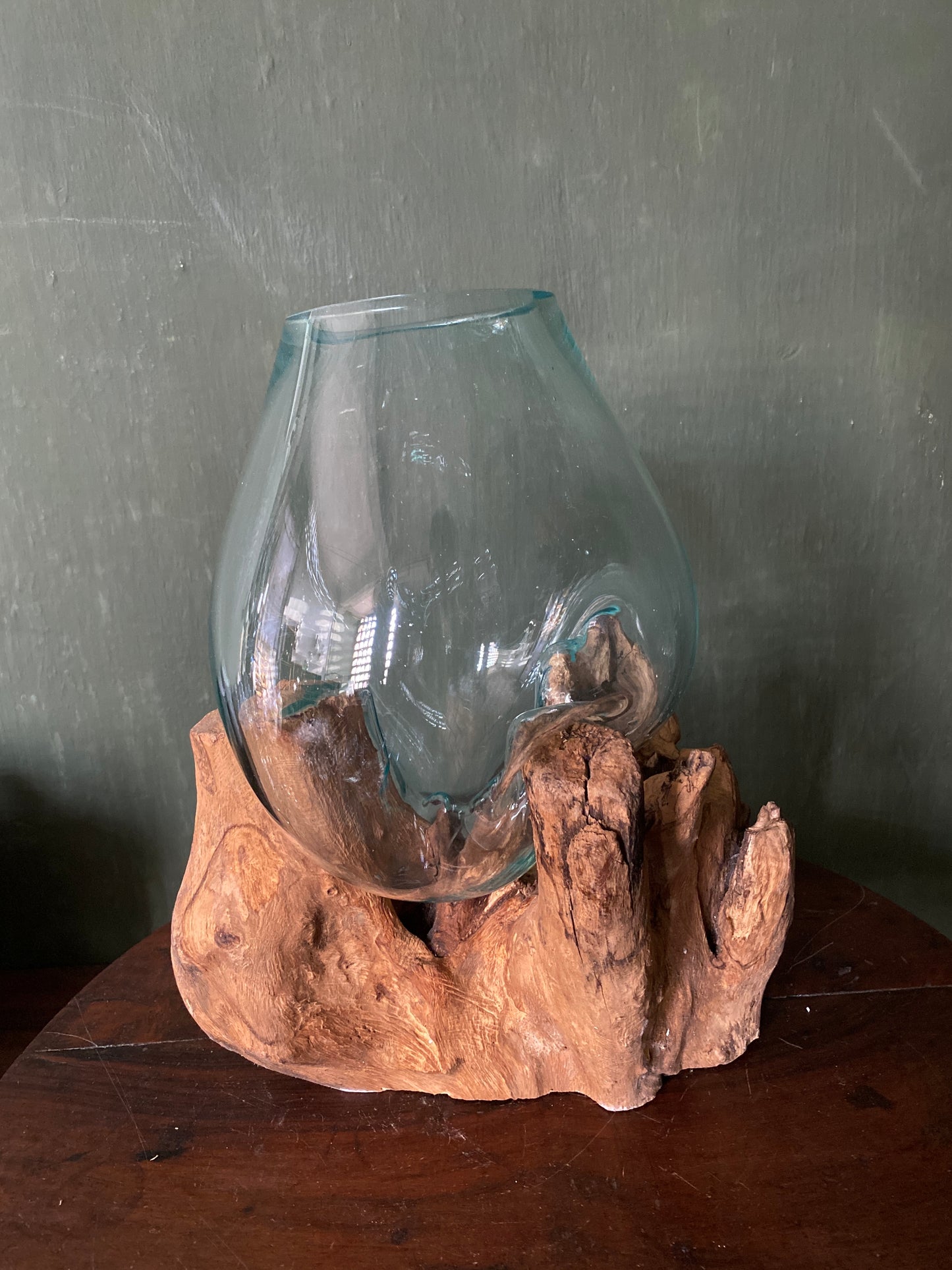 Wavecrest Molten Glass on Driftwood-Model 5