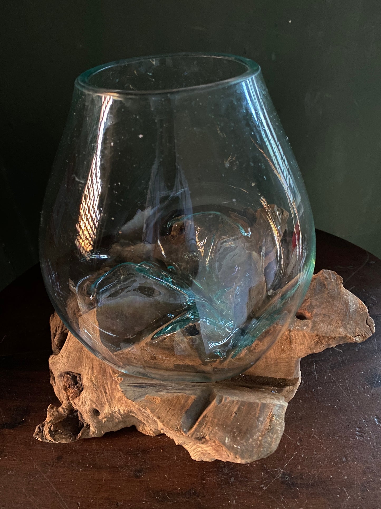 Wavecrest Molten Glass on Driftwood-Model 15