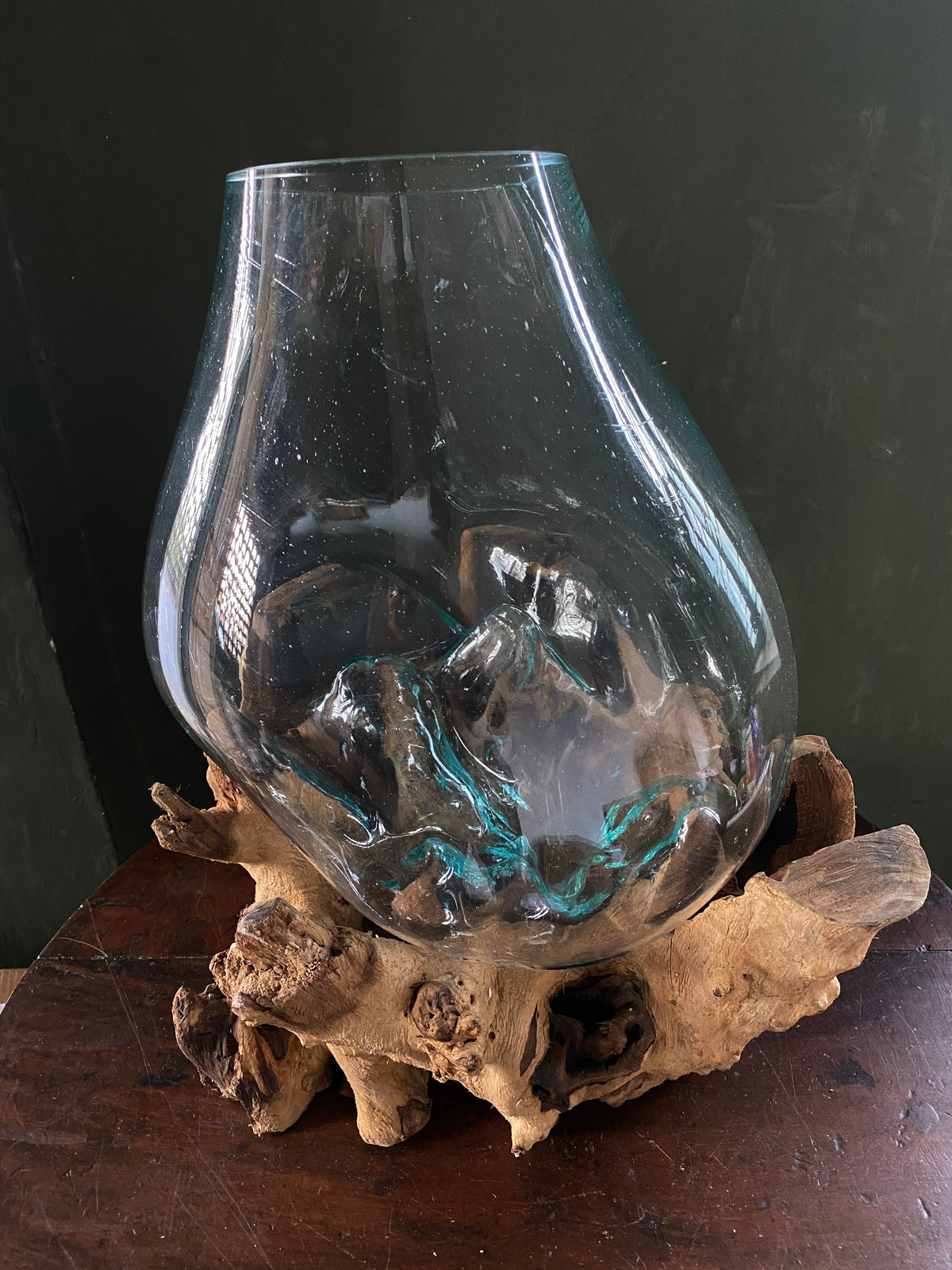 Wavecrest Molten Glass on Driftwood-Model 8