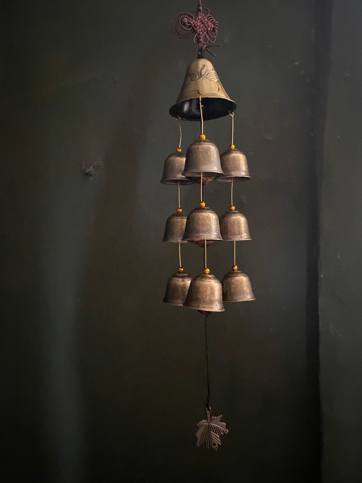 brass metal windchime