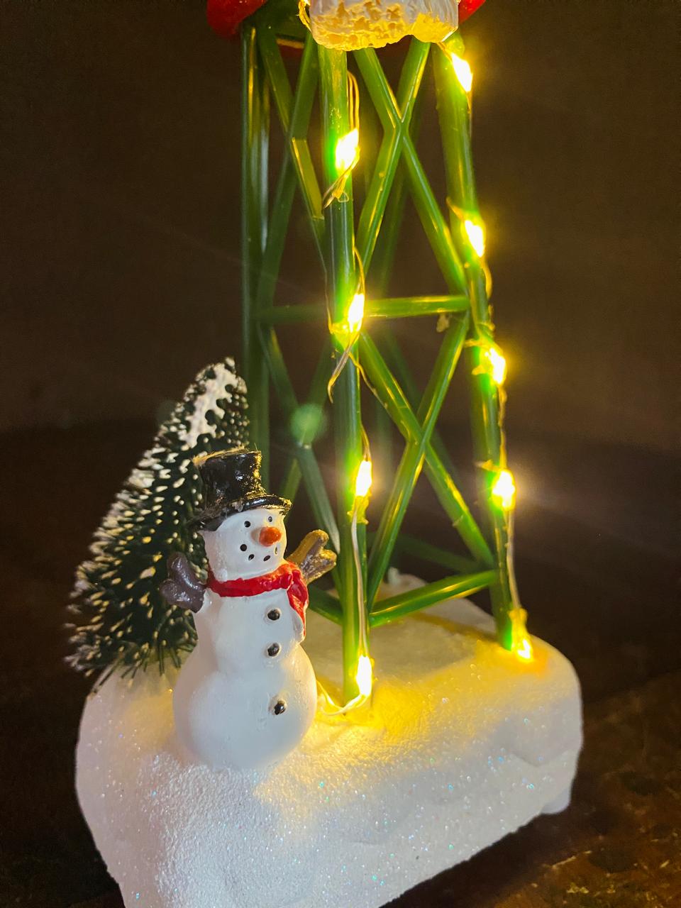 Light-Up Christmas Snowman Decoration